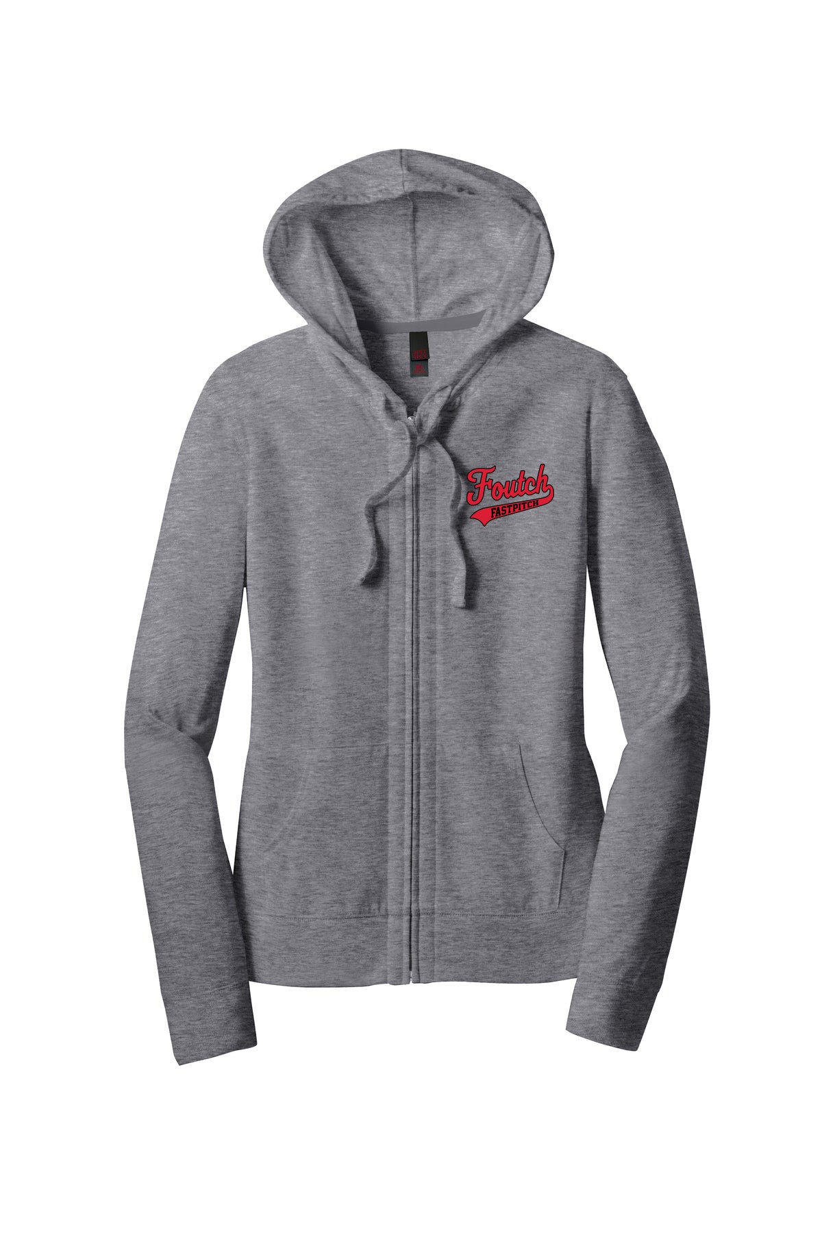 Women’s Fitted Jersey Full-Zip Hoodie