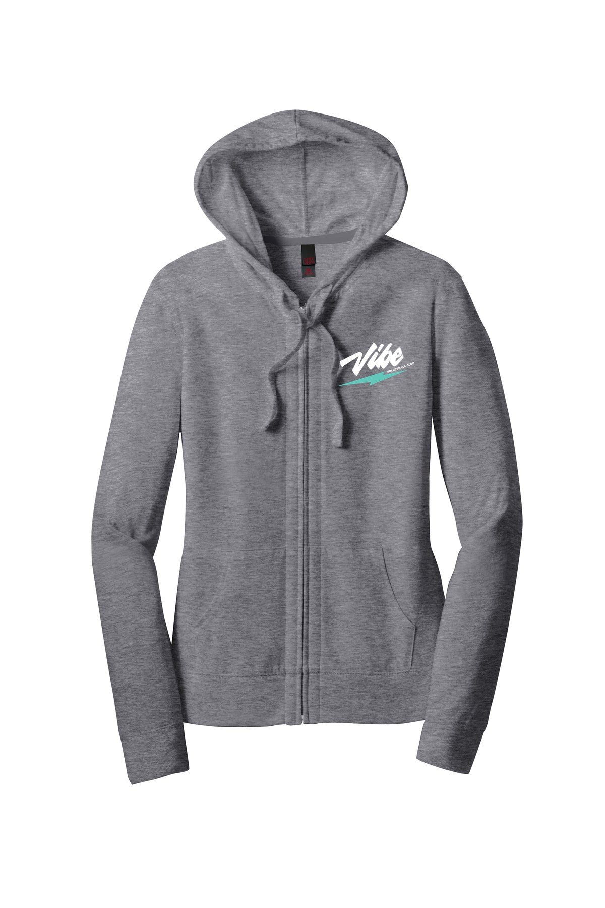 Women’s Fitted Jersey Full-Zip Hoodie