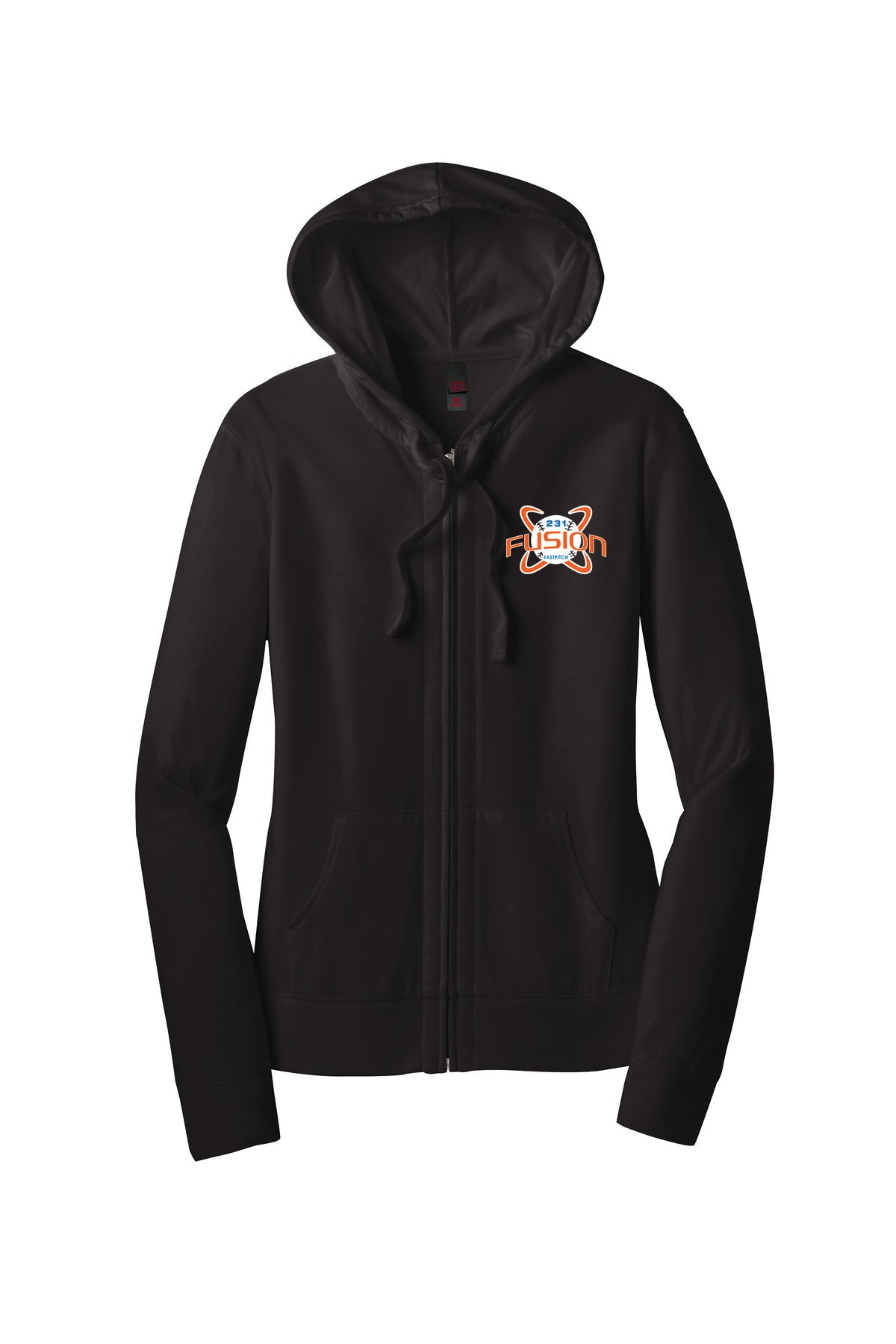 Women’s Fitted Jersey Full-Zip Hoodie