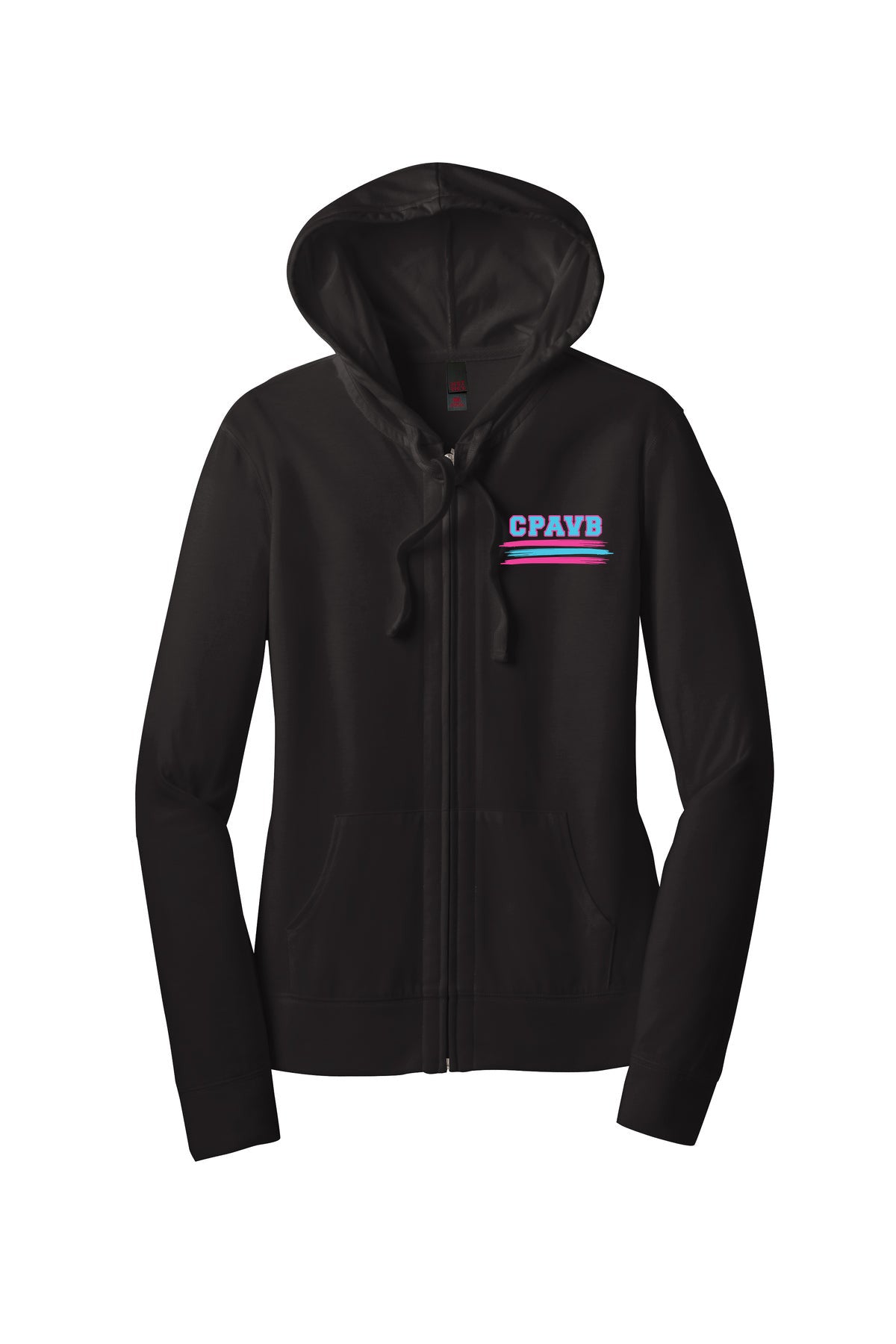 Women’s Fitted Jersey Full-Zip Hoodie