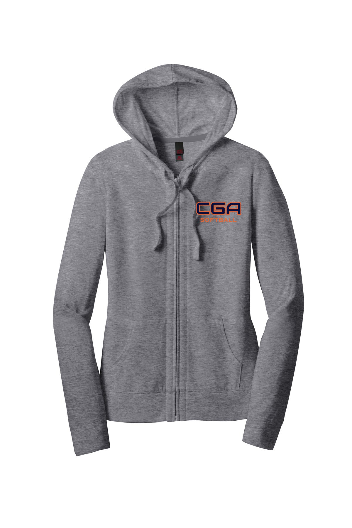 Women’s Fitted Jersey Full-Zip Hoodie
