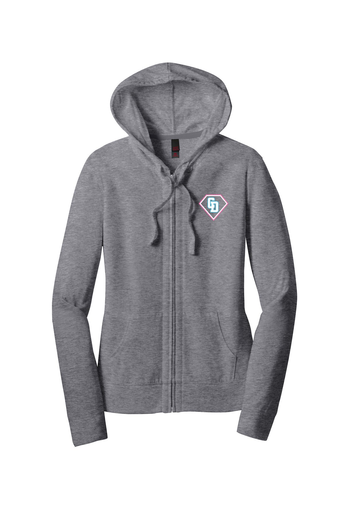 Women’s Fitted Jersey Full-Zip Hoodie