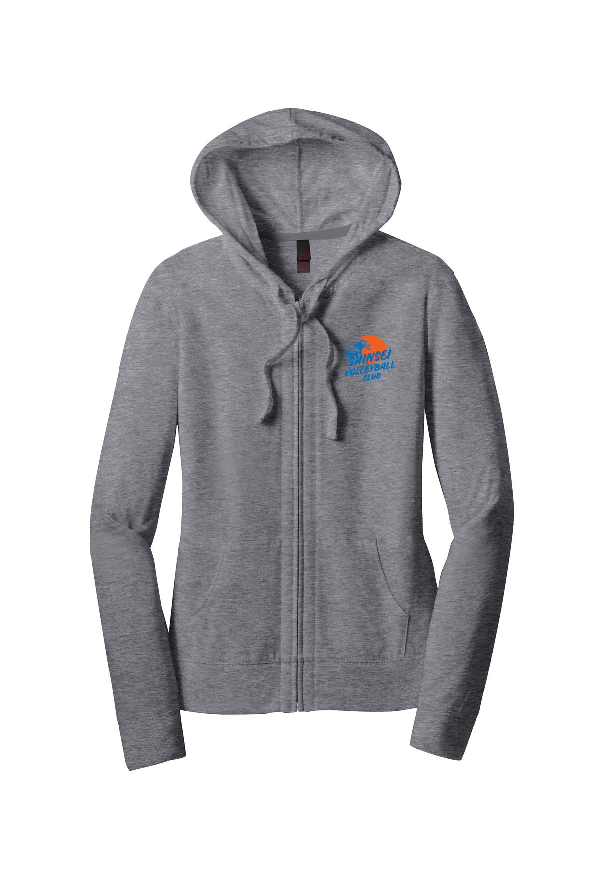 Women’s Fitted Jersey Full-Zip Hoodie