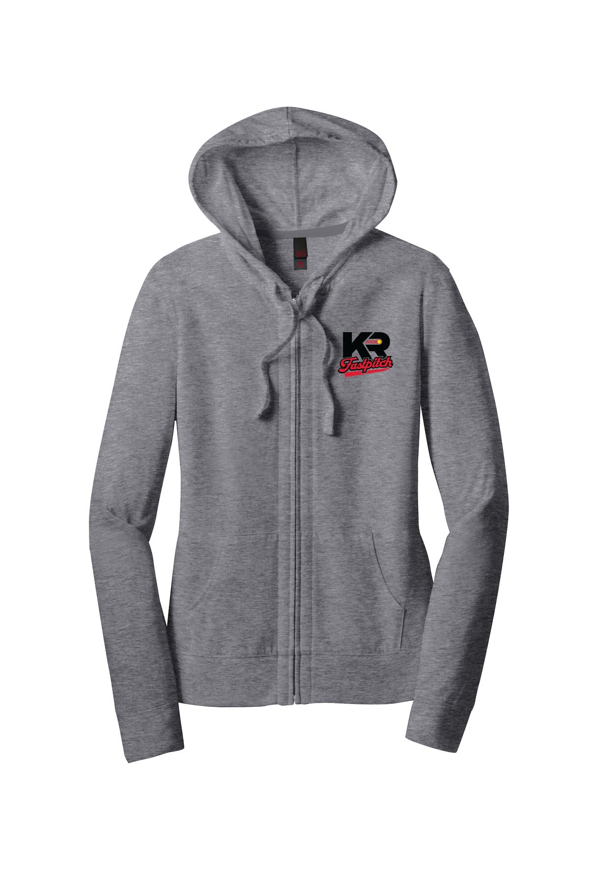 Women’s Fitted Jersey Full-Zip Hoodie