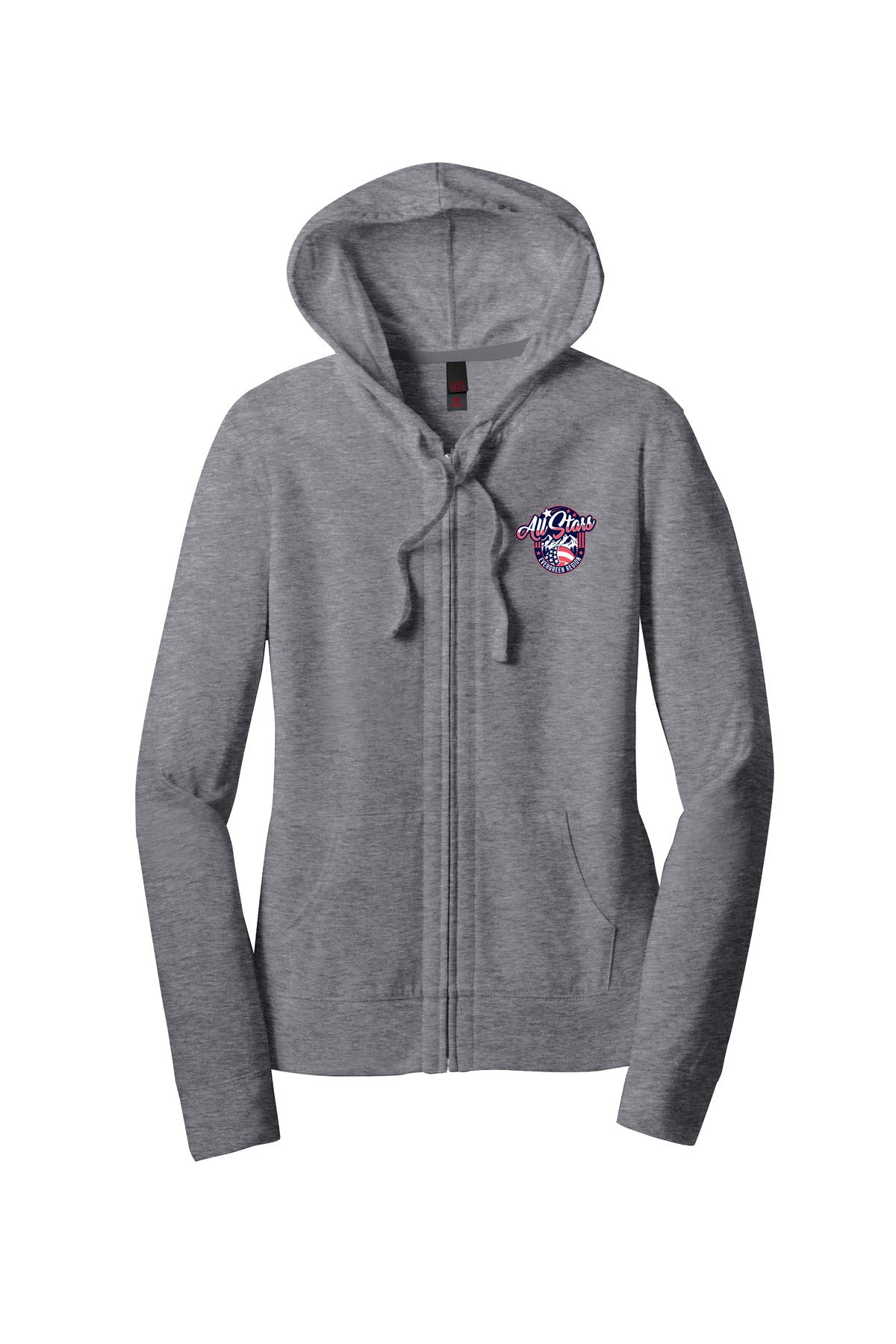 Women’s Fitted Jersey Full-Zip Hoodie