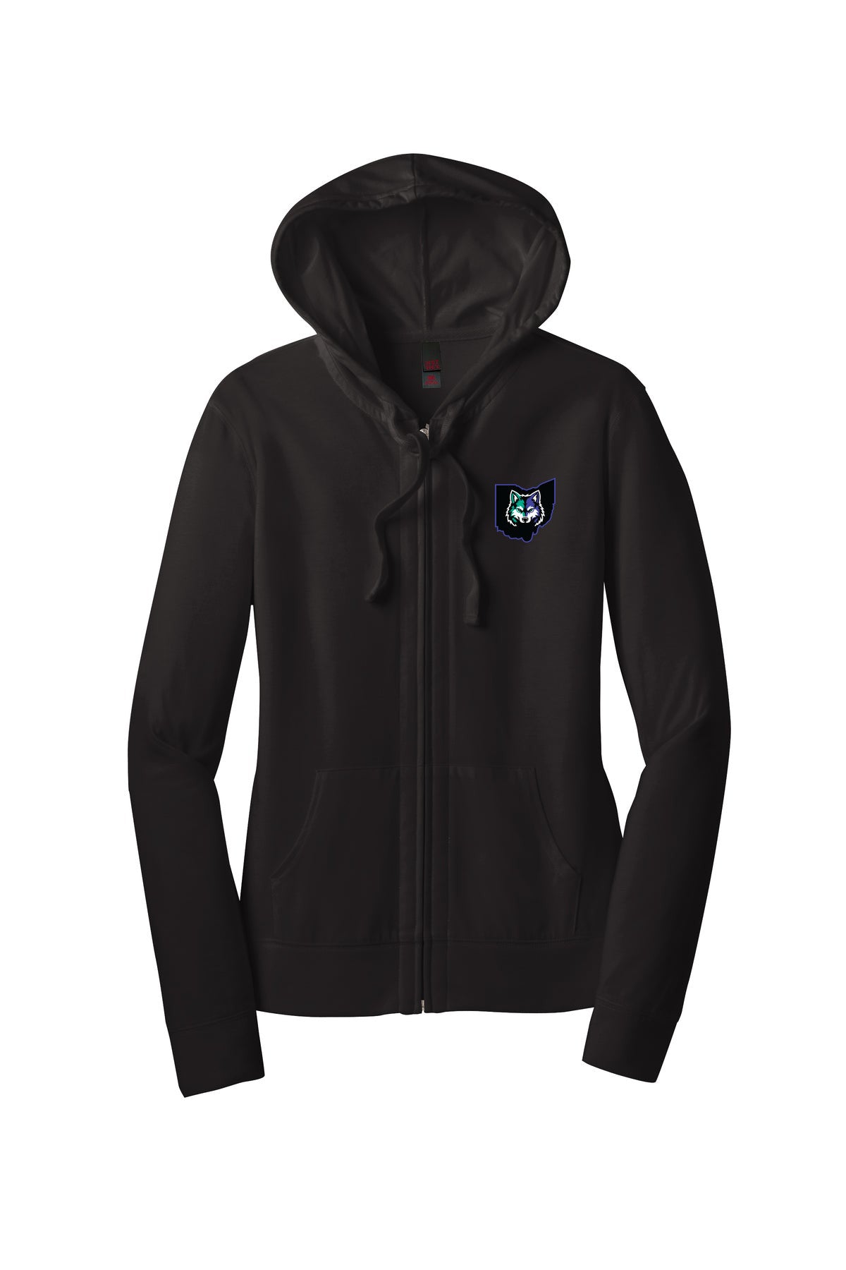 Women’s Fitted Jersey Full-Zip Hoodie