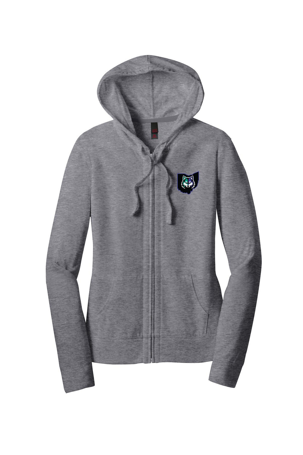 Women’s Fitted Jersey Full-Zip Hoodie