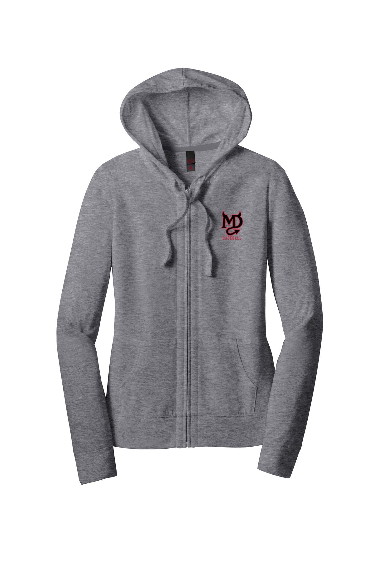 Women’s Fitted Jersey Full-Zip Hoodie