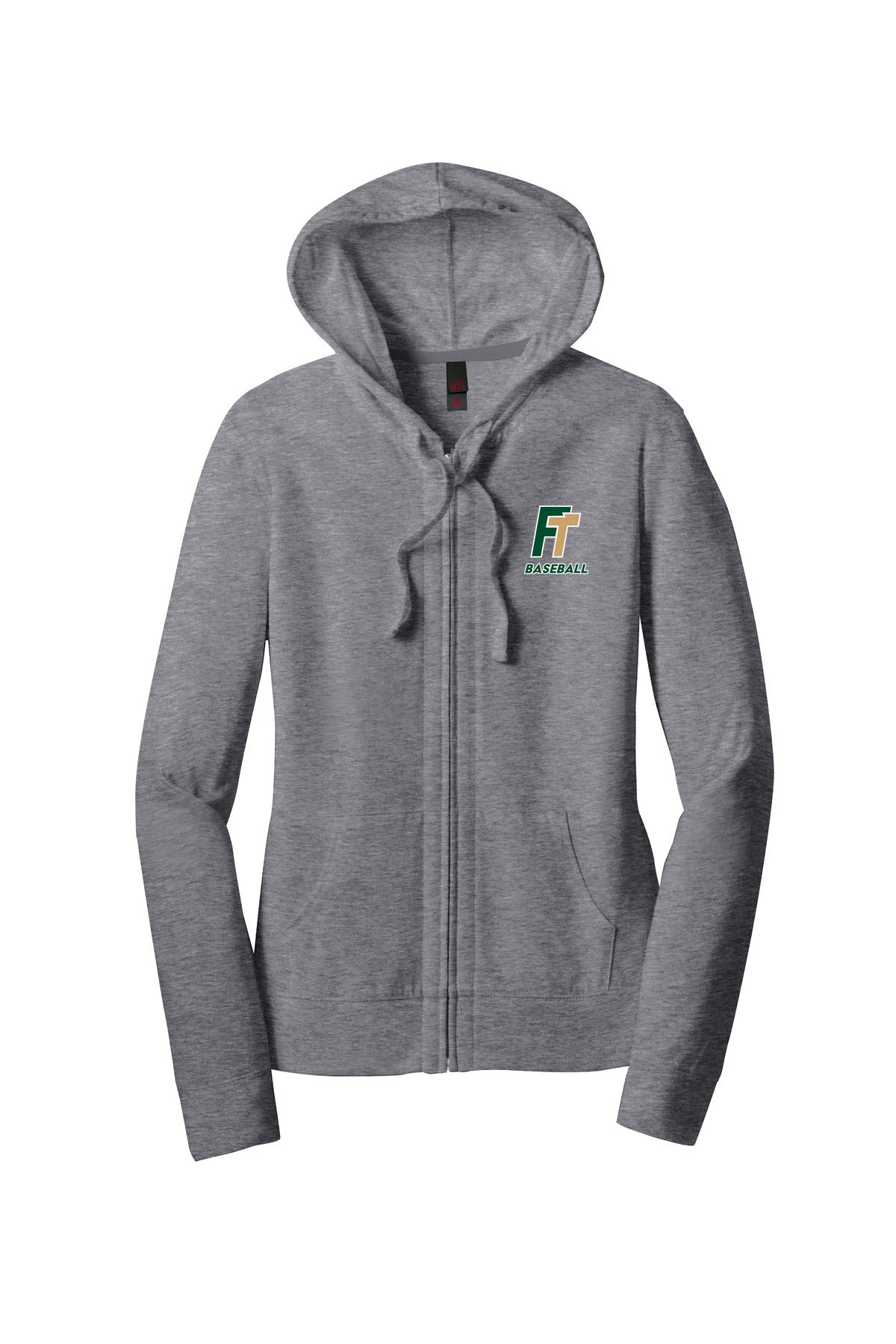 Women’s Fitted Jersey Full-Zip Hoodie
