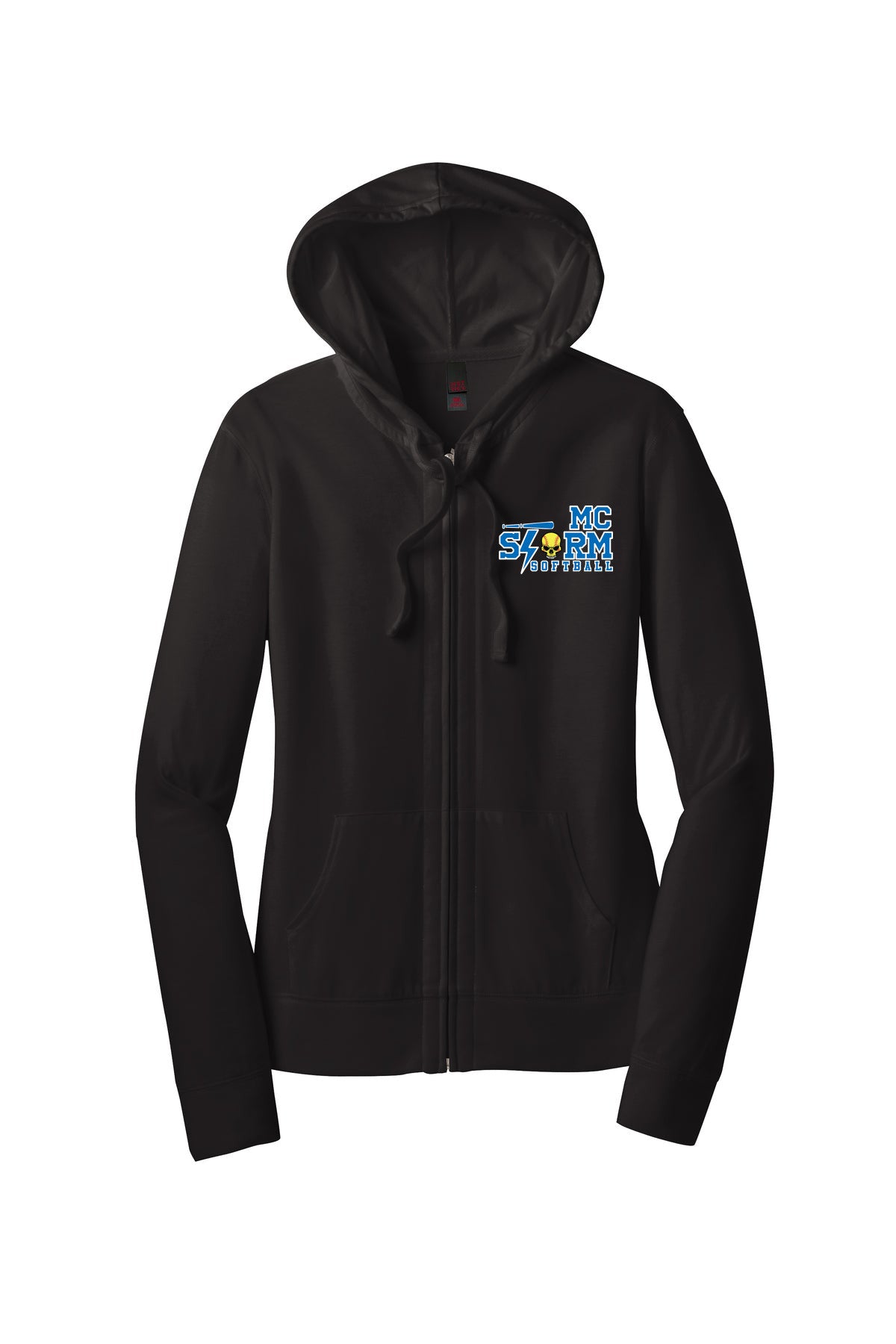 Women’s Fitted Jersey Full-Zip Hoodie