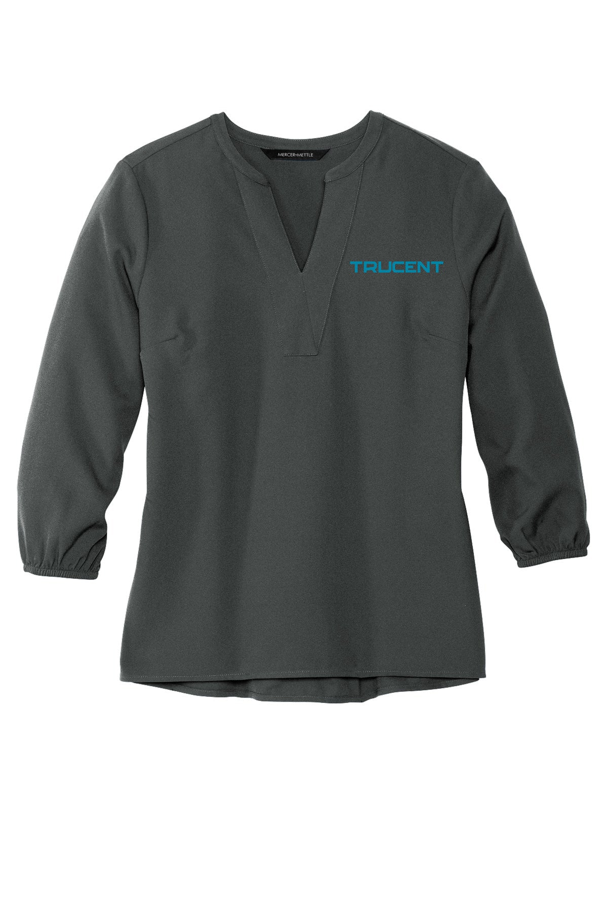 Women's Stretch Crepe 3/4-Sleeve Blouse