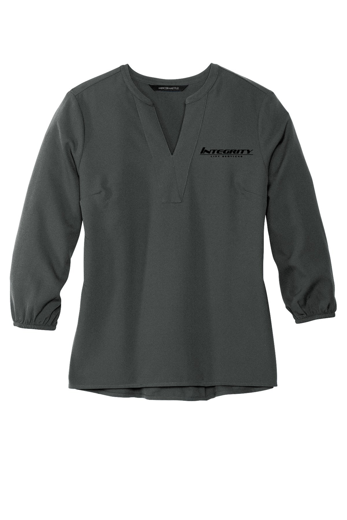 Women's Stretch Crepe 3/4-Sleeve Blouse