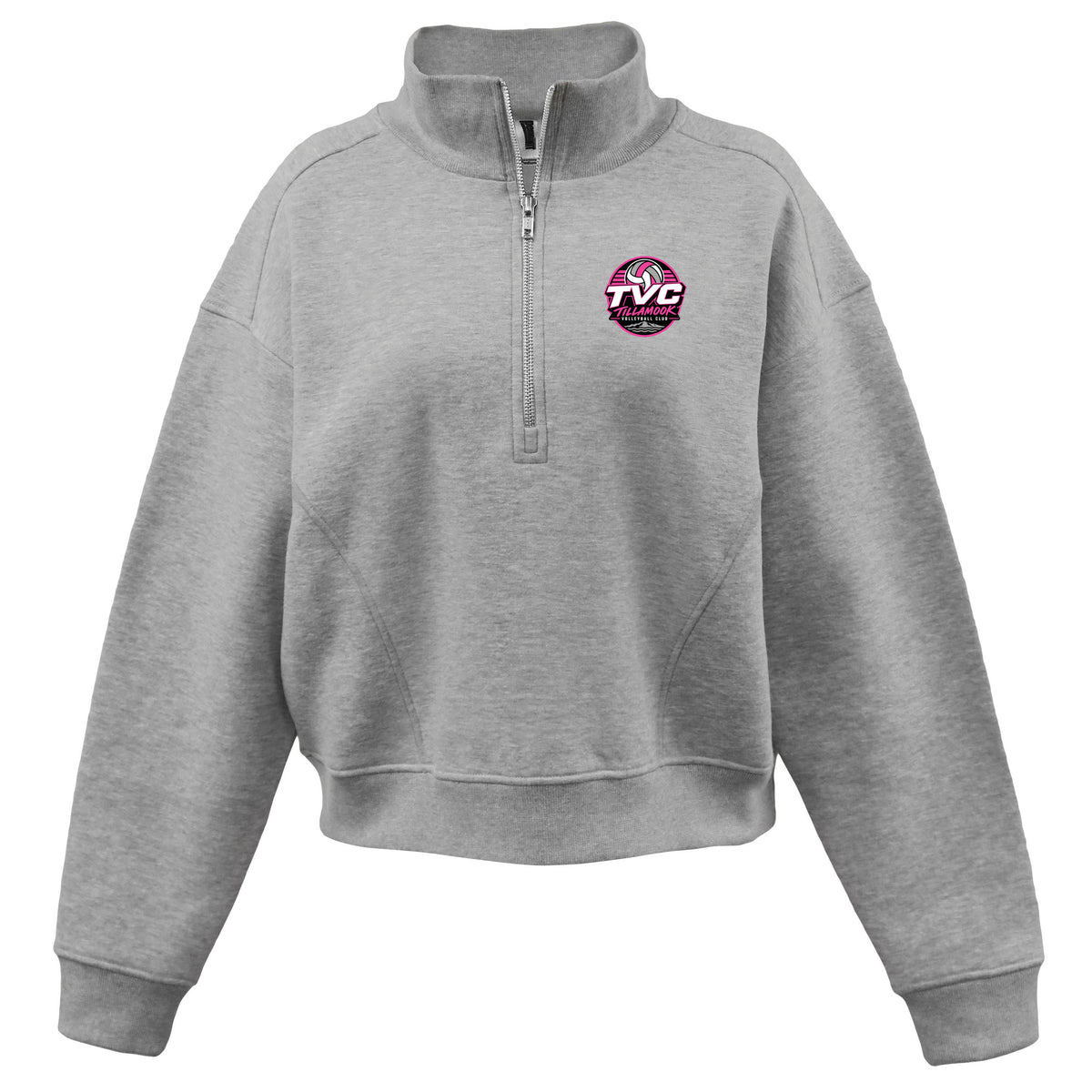 Womens Half-Zip Mock
