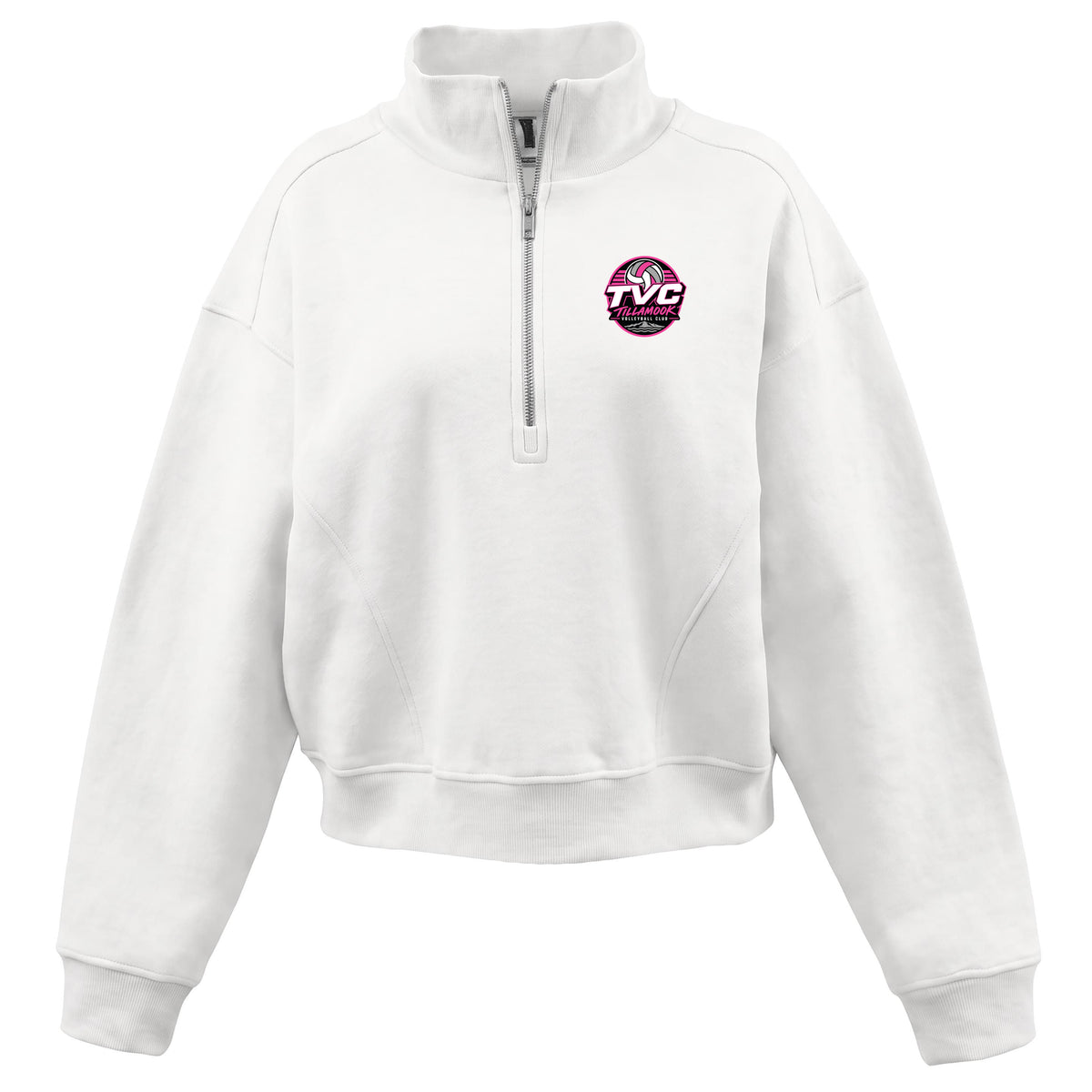 Womens Half-Zip Mock