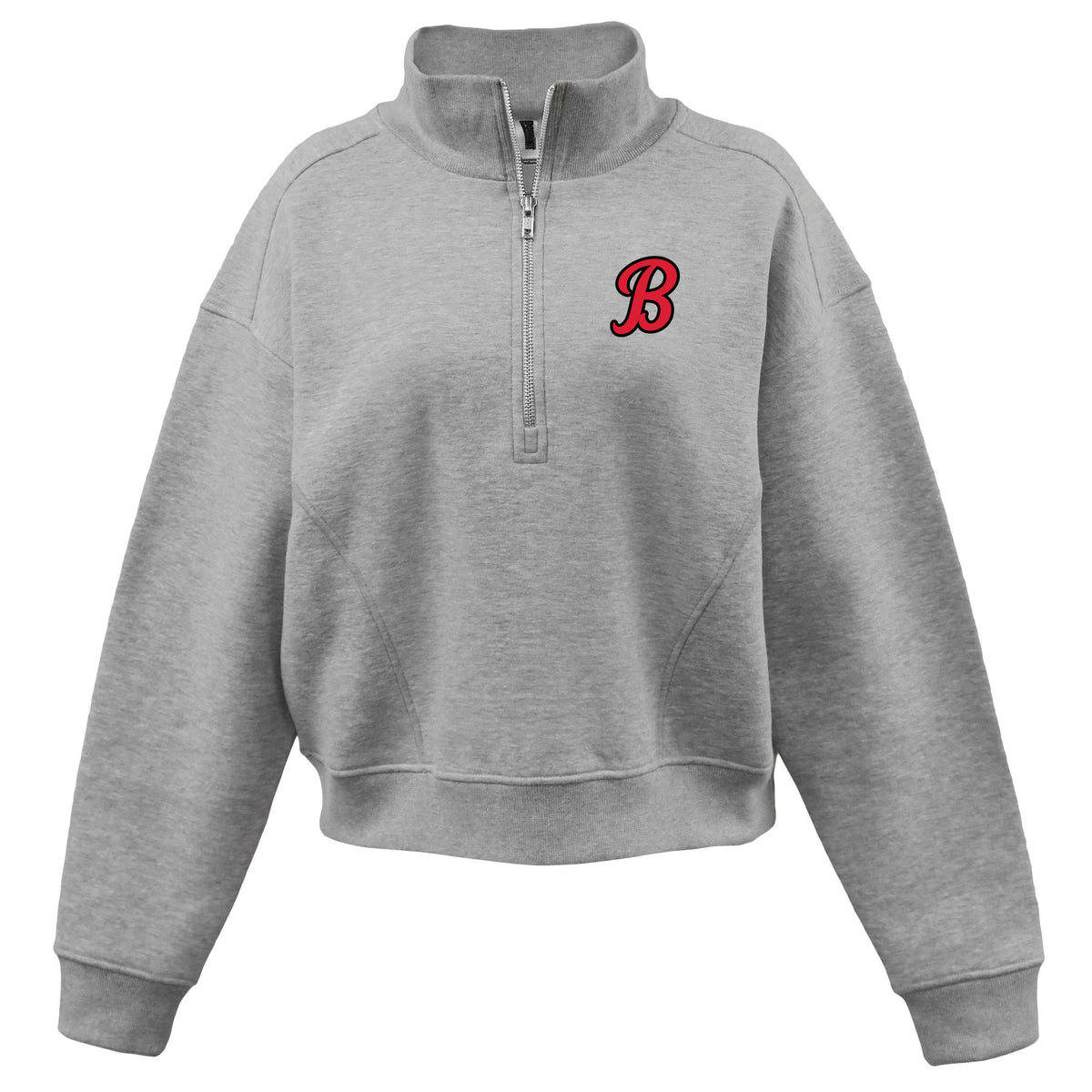 Womens Half-Zip Mock