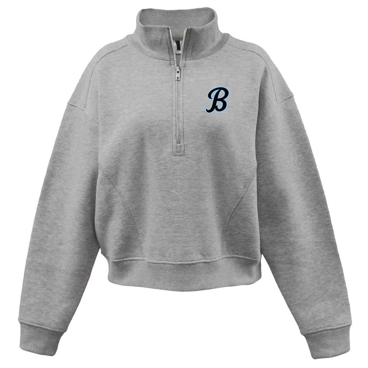 Womens Half-Zip Mock
