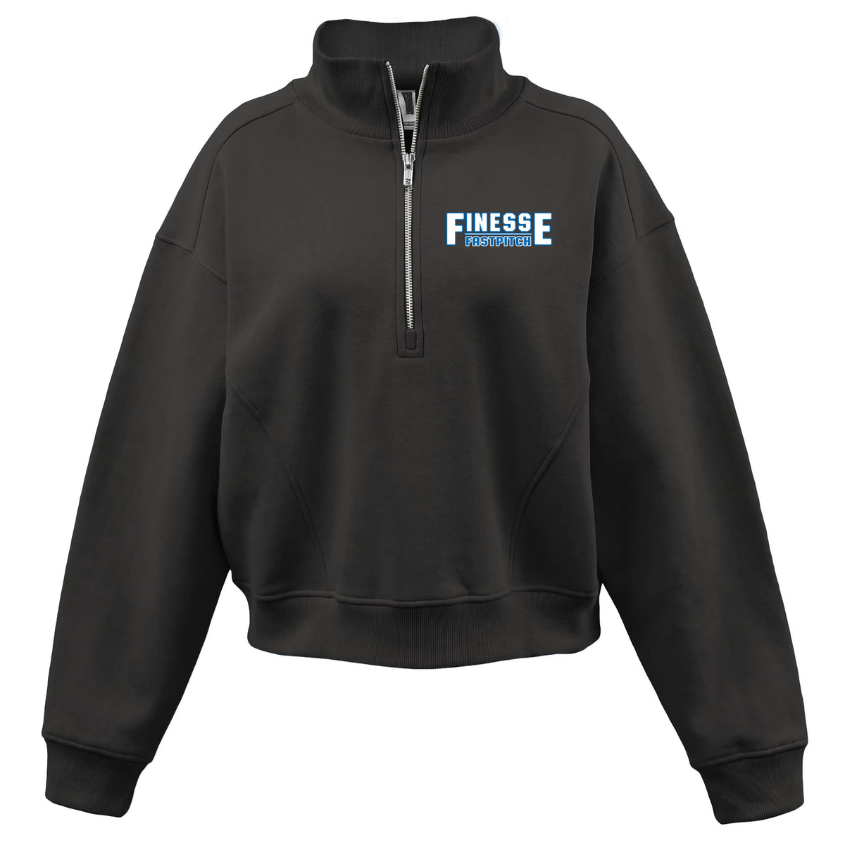 Womens Half-Zip Mock