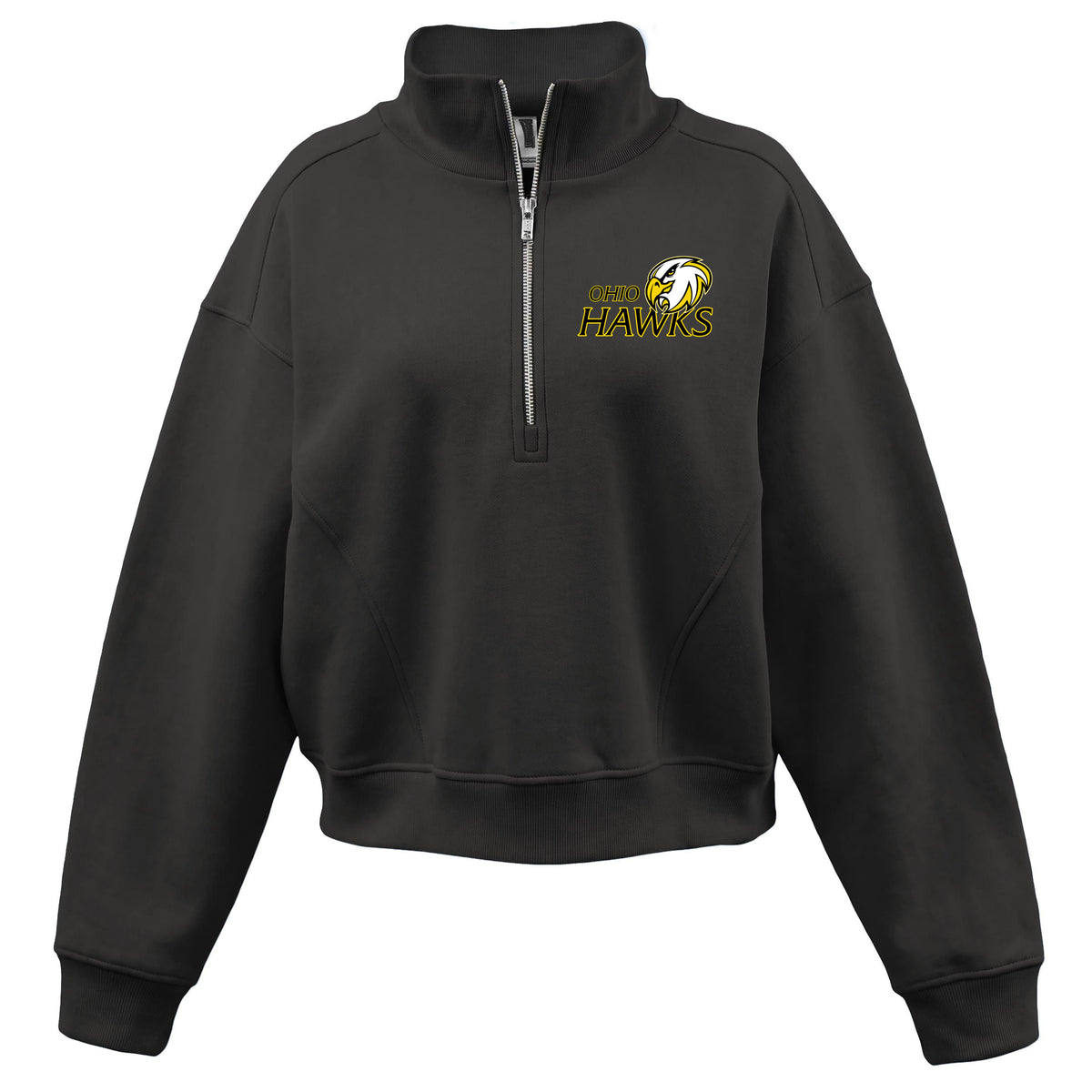 Womens Half-Zip Mock