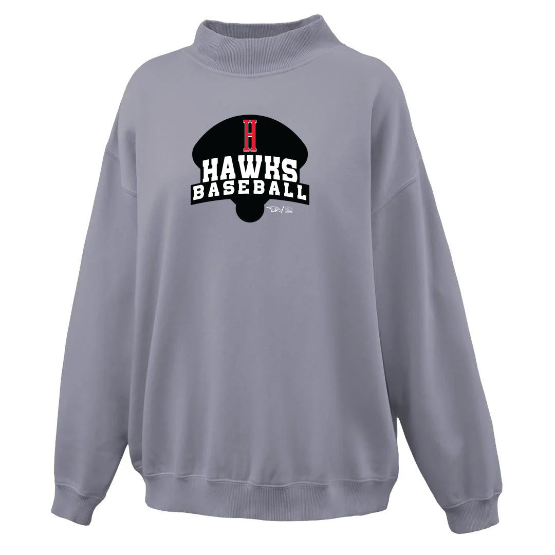 Womens Saltwash Mockneck Pullover