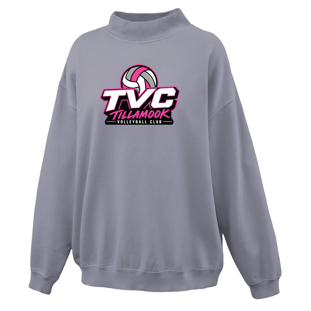 Womens Saltwash Mockneck Pullover