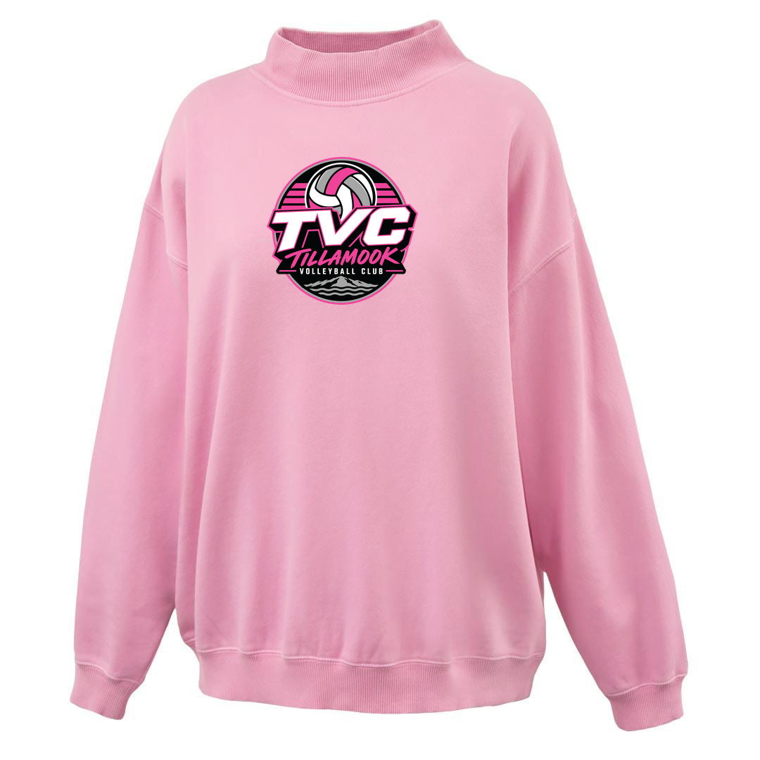 Womens Saltwash Mockneck Pullover
