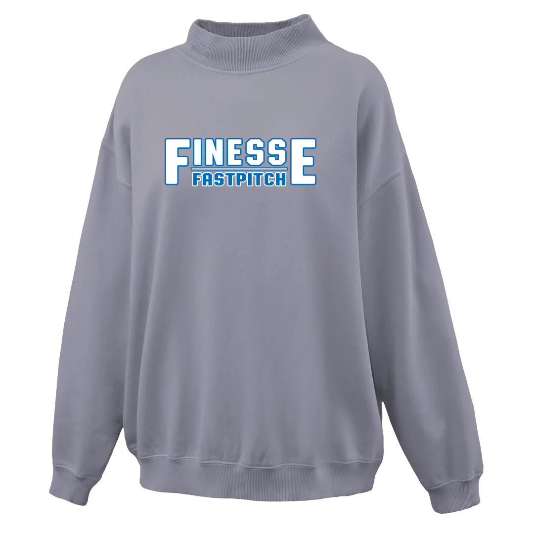 Womens Saltwash Mockneck Pullover