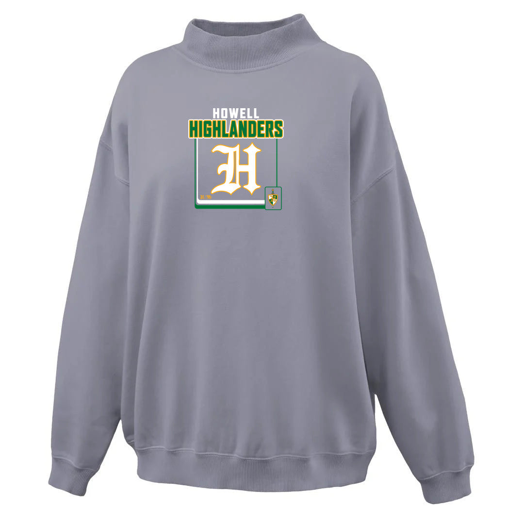Womens Saltwash Mockneck Pullover
