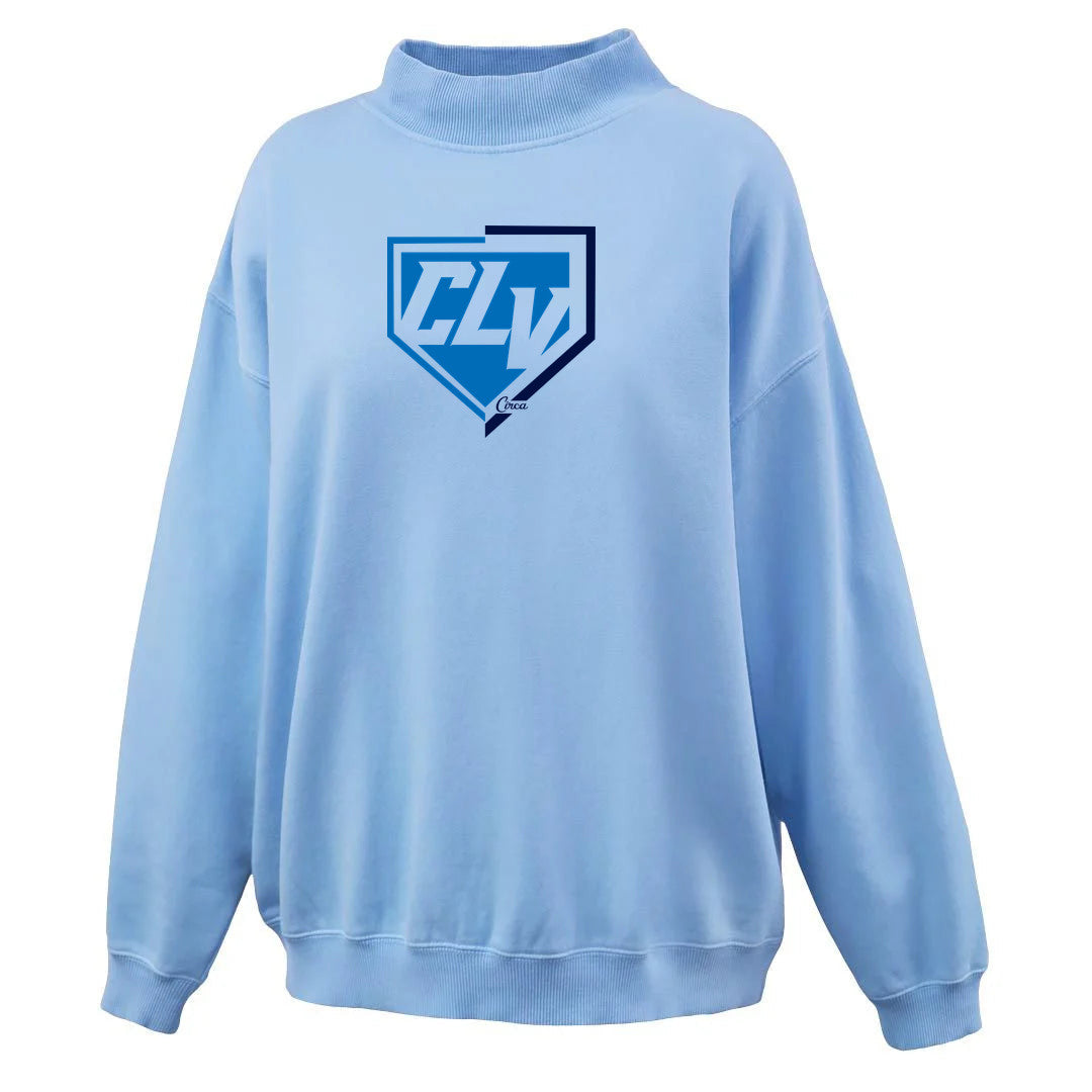 Womens Saltwash Mockneck Pullover